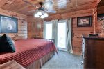 Queen Sized Bedroom with Deck Access
